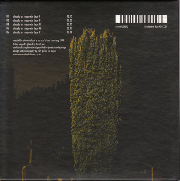 Back Cover, Bass Communion - Ghosts On Magnetic Tape